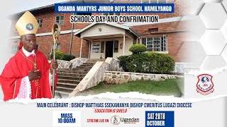 UGANDA MARTYRS JUNIOR BOYS SCHOOL NAMILYANGO SCHOOLS DAY AND CONFIRMATION OF STUDENTS [upl. by Gold117]