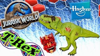 Jurassic World Toys  Bashers amp Biters Green Tyrannosaurus Review [upl. by Cordeelia184]