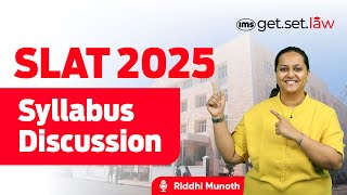 SLAT 2025 Syllabus  How to cover SLAT 2025 Syllabus in 4 months  Riddhi Munoth [upl. by Dorreg914]