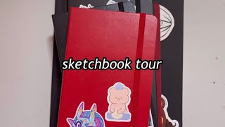 sketchbook tour ⭐️ incomplete sketchbooks [upl. by Saiasi500]