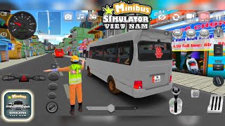 Minibus Simulator Vietnam  Car Hyundai County  Skins Màu bạc  GP40 [upl. by Aimaj286]