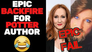 JK Rowling Is CancelledAgainHarry Potter Author ROASTED [upl. by Naryk]