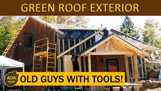 Exterior Finishing of Green Roof Home  Old Guys with Tools [upl. by Ttihw]