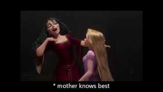 Tangled  Mother Knows Best  Lyrics  MrsDisney0 [upl. by Rats]