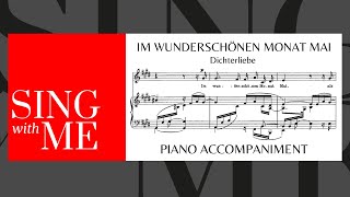 Im wunderschönen Monat Mai  Accompaniment  Low Voices  Schumann [upl. by Emsmus]