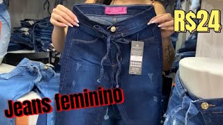 FABRICANTE DE JEANS FEMININO POR 24 REAIS NO ATACADO EM GOIÂNIA [upl. by Jeffy]