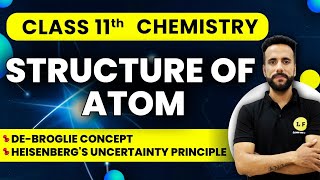 Class 11 Chemistry  Structure of Atom  DeBroglie Concept and Heisenbergs Uncertainty Principle [upl. by Hanna302]