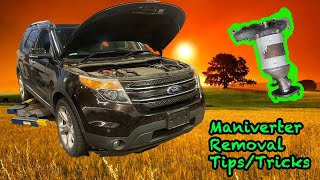 How to Remove or Replace Bank 2 Catalytic Converter on 1115 Ford Explorer 35 [upl. by Matronna]