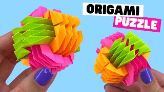 How to make origami PAPER TOY origami cube modular origami [upl. by Attenev]