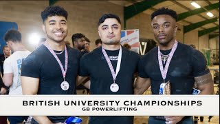 BATTLE OF THE 83s  2nd Place at the British University Powerlifting Championships BUCS 2022 [upl. by Nyrhtakyram]