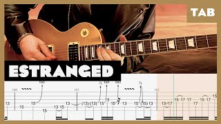 Guns N’ Roses  Estranged  Guitar Tab  Lesson  Cover  Tutorial [upl. by Rebeh]