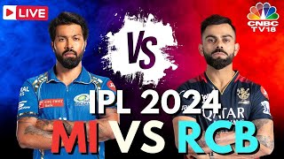 IPL 2024 LIVE MI vs RCB LIVE Match  Mumbai Indians vs Royal Challengers Bengaluru LIVE Score N18L [upl. by Willie]