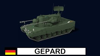 Flakpanzer Gepard 1976 [upl. by Opalina567]