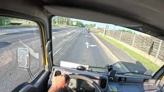 Morning Cabstar Pov driving 5  Extra diesel sound [upl. by Baron346]