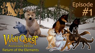 A New Pack Rises  WolfQuest AE Return of the Elements Multiplayer Collab 1 [upl. by Ellennahs217]