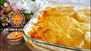 La Mejor Receta de Papas Gratinadas Receta Nueva Sólo en Jauja [upl. by Llesirg]