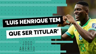 Denílson cobra mais chances para Luis Henrique no time titular da Seleção Brasileira [upl. by Ritchie787]