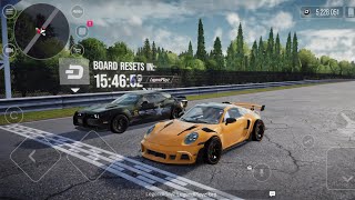 Drive Zone Online  Porsche 911 GT Vs Dodge Challenger super drag race  DriveZoneOnline [upl. by Easlehc]