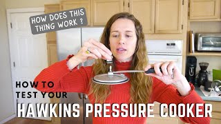 Hawkins Pressure Cooker Test  How to do a trial run for function and safety [upl. by Fritts675]