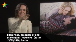 FREEHELD interview with actress and producer Ellen Page [upl. by Sigismund38]