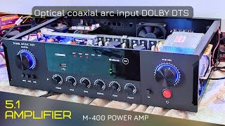 51 AMPLIFIER HOW TO ADD LED INDICATOR IN FRONT PANEL FOR DIGITAL DECODER [upl. by Gayn]