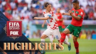 Morocco vs Croatia Highlights  2022 FIFA World Cup [upl. by Livvie]