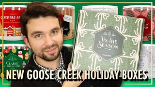 Designed By Me GOOSE CREEK Holiday Candle Box Sets 2024 [upl. by Yrdua]