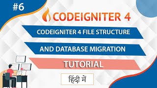 Codeigniter 4 File Structure And Database Migration  Codeigniter 4 Tutorial For Beginners in Hindi [upl. by Annad909]