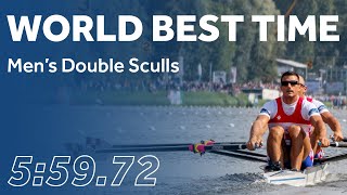 WORLD BEST TIME  Mens Double Sculls [upl. by Valleau153]