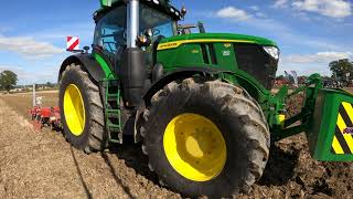 2023 John Deere 6R 250 68 Litre 6Cyl Diesel Tractor 250275290301 HP with Sumo Cultivator TAG [upl. by Ynnam]