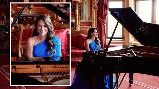 Princess Kate stuns Eurovision fans as she plays piano in surprise performanc [upl. by Nowed]