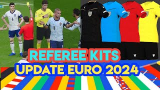 PES 2021 Referee Kits Update EURO 2024 [upl. by Anerac]