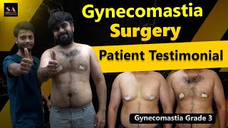 Gynecomastia Surgery Patient Testimonial After 2 Months Result  Patient From Muzaffarnagar UP [upl. by Cantlon]