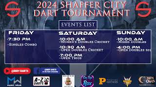 2024 Shaffer City Dart Tournament [upl. by Kalman]