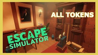 The Attic Playthrough and ALL TOKENS  Edgewood Mansio  Escape Simulator [upl. by Nuahsar]