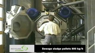 Pelletizing sewage sludge 08 toh [upl. by Kittie33]