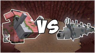 Baby Zoglin vs Silverfish  Minecraft Mob Battle [upl. by Madalyn]