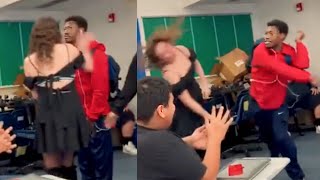 Karen Gets Thunder SLAPPED After Slapping the WRONG GUY [upl. by Aiza]