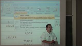 Excel Tutorial Deutsch Haushaltsbuch Berechnung Mittelwert  httpwwwstudiumundpcde [upl. by Ernest]