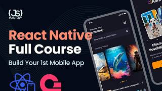 React Native Course for Beginners in 2024  Build a Full Stack React Native App [upl. by Clevey217]