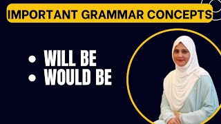 Will be Vs Would be  Modal Verbs  English Grammar Lesson [upl. by Osmen]