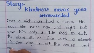 Kindness never goes unrewardedThe Slave and lion story in English English story do good have good [upl. by Sunderland610]