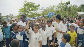 Choiseul Province welcomes Games Baton [upl. by Nnylesor]