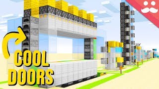 10 quotSIMPLEquot Piston Doors in Minecraft [upl. by Whitcomb]