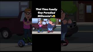 Millennials be like    familyguy millennials shorts [upl. by Nnylorac352]