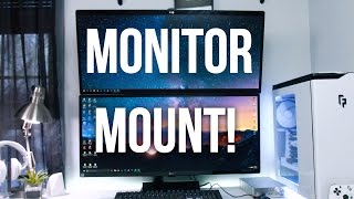 My Monitor Mount for Stacked Monitors [upl. by Herwick]