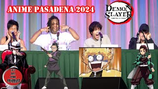 Anime Pasadena 2024 Demon Slayer Panel [upl. by Ijar]