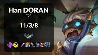 Han Doran Kennen vs KT PerfecT Ryze TOP  KR Patch 1415 [upl. by Eeslehc]