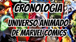 CRONOLOGIA  Universo Animado De Marvel [upl. by Nalo]