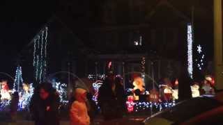 Awesome Christmas light display in Chesapeake VA [upl. by Biel]